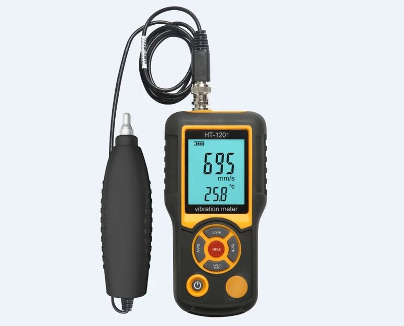Vibromètre numérique HT-1201 – testeur de vibrations portable haute précision