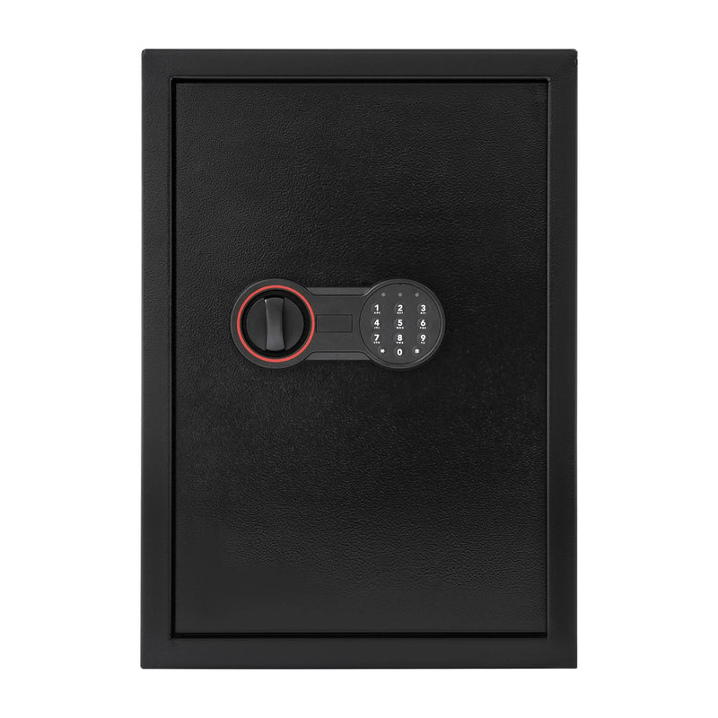 Coffre-fort électronique en acier – clavier numérique, alarme, 35x31x50 cm