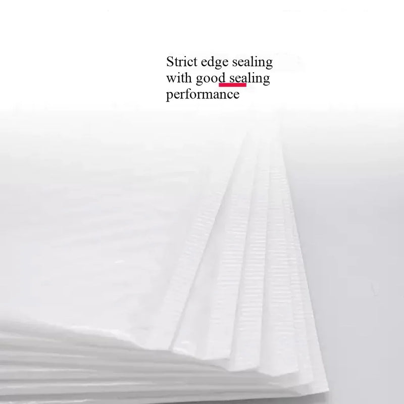 Enveloppes à bulles d'expédition blanches – auto-adhésives et étanches, lot de 50/100