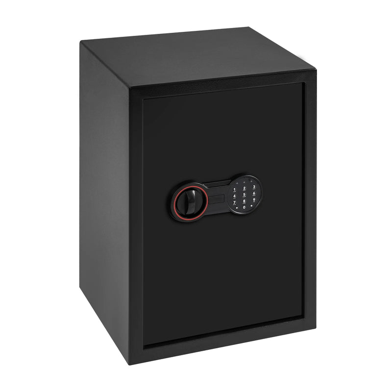Coffre-fort électronique en acier – clavier numérique, alarme, 35x31x50 cm
