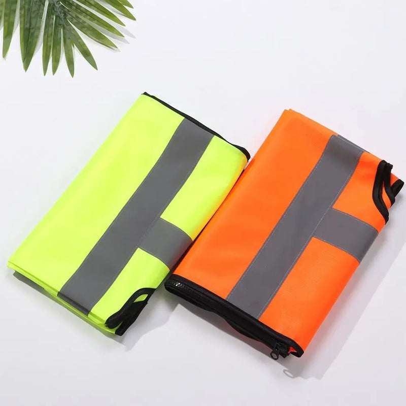 Gilet de sécurité haute visibilité – réfléchissant, zip frontal, respirant