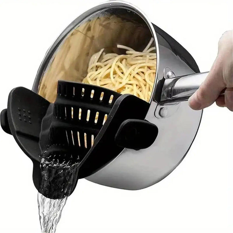 Passoire à clip réglable inox – casseroles, bols, égouttoir de cuisine