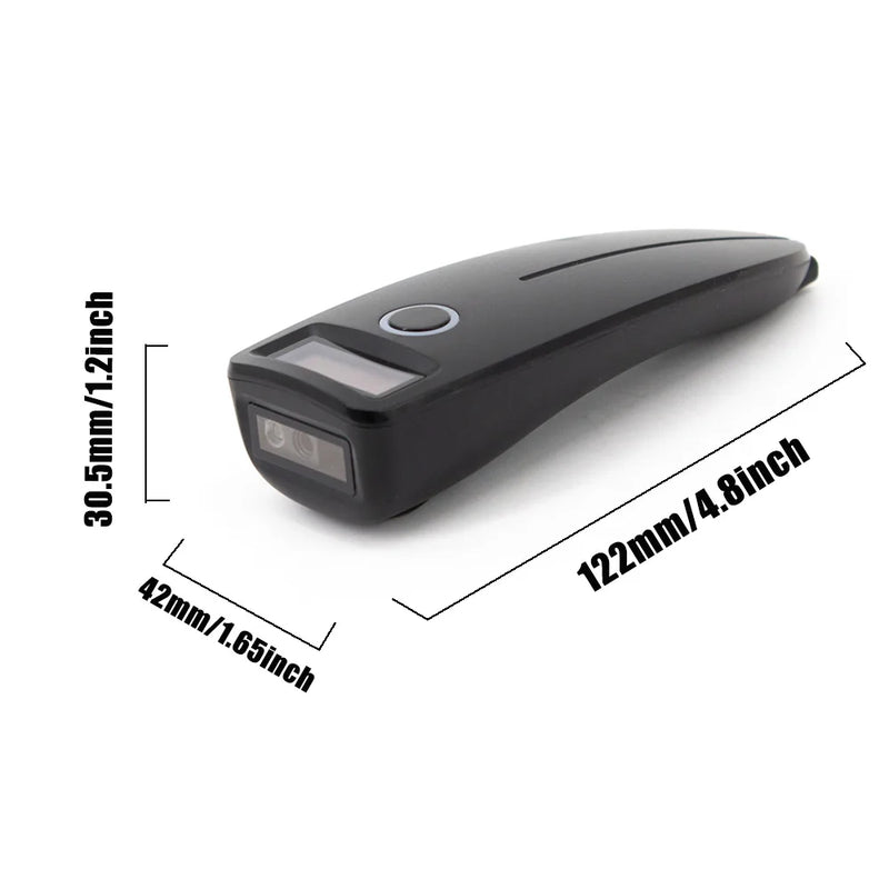 Scanner de codes-barres 2D Bluetooth SYCREADER TD-W7 – 1D/2D/QR, sans fil, stockage