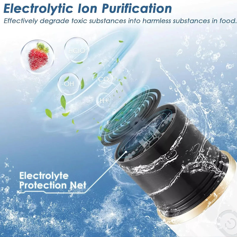 Nettoyeur de fruits et légumes portable – purificateur alimentaire sans fil