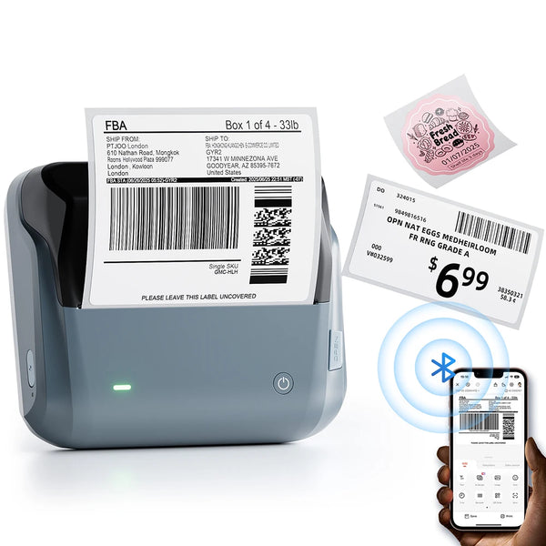 Imprimante d'étiquettes thermique Niimbot B4 – Bluetooth, 203 dpi, largeur 20-110 mm