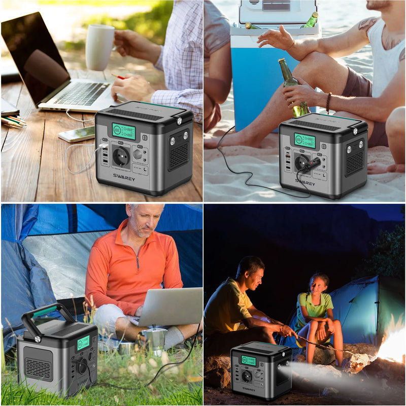Centrale électrique SWAREY S500 Pro 518Wh – 500W + panneau solaire 100W