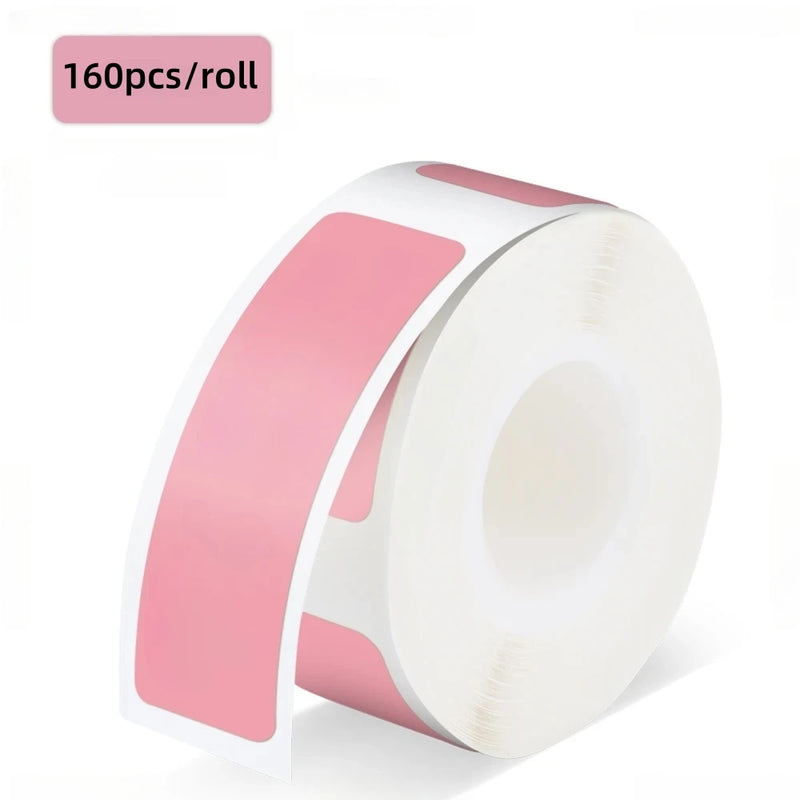 Rouleau d'étiquettes thermiques autocollantes 12x40 mm – 160 pièces, imperméables