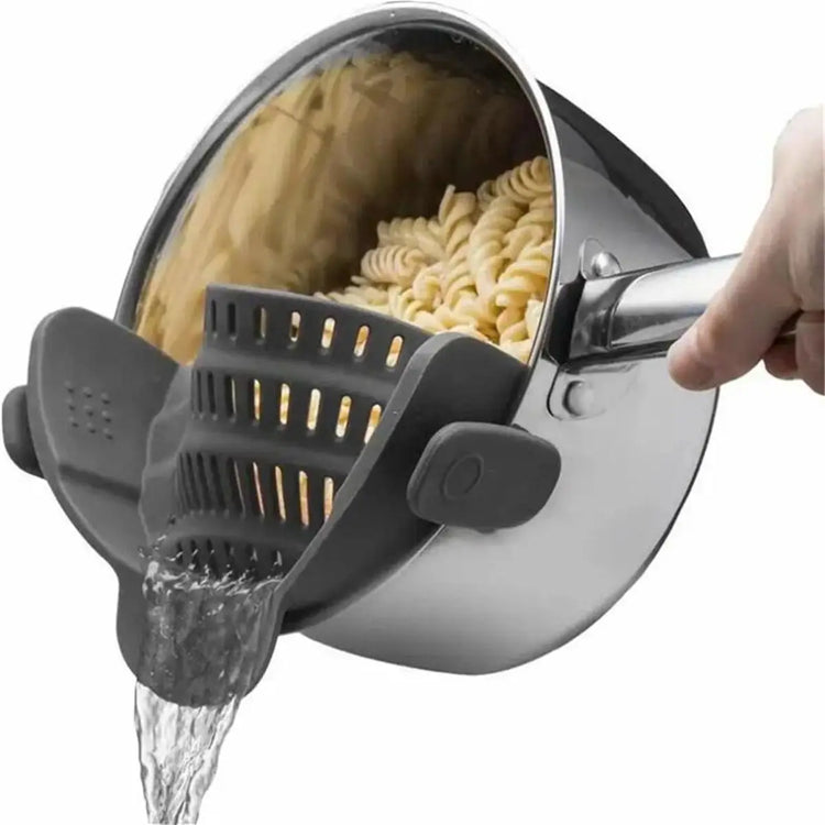 Passoire à clip réglable inox – casseroles, bols, égouttoir de cuisine