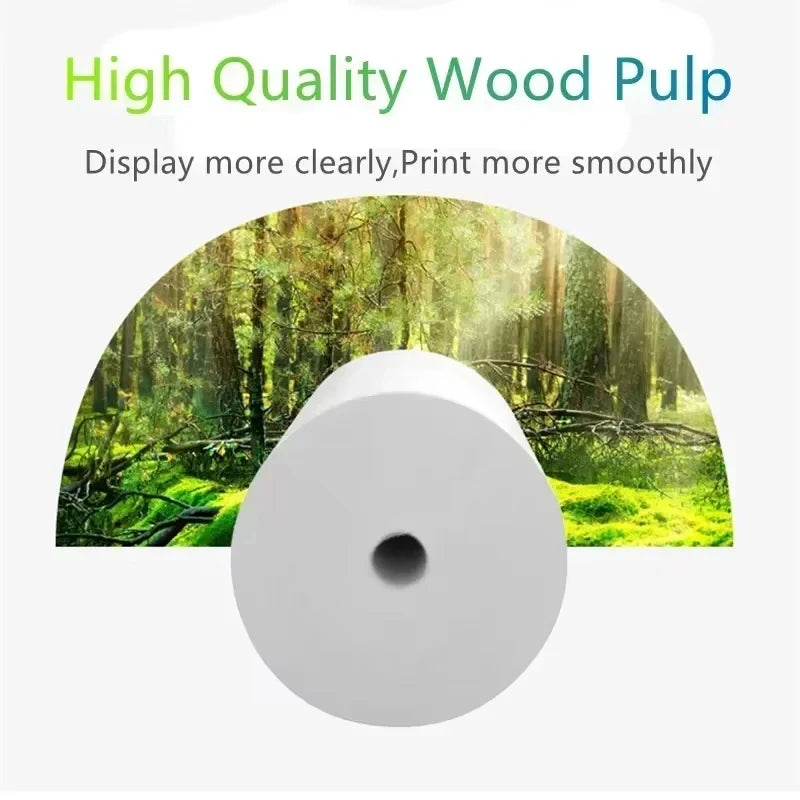 Papier thermique pour reçus 80 mm GOOJPRT – rouleaux blancs, compatible caisse POS