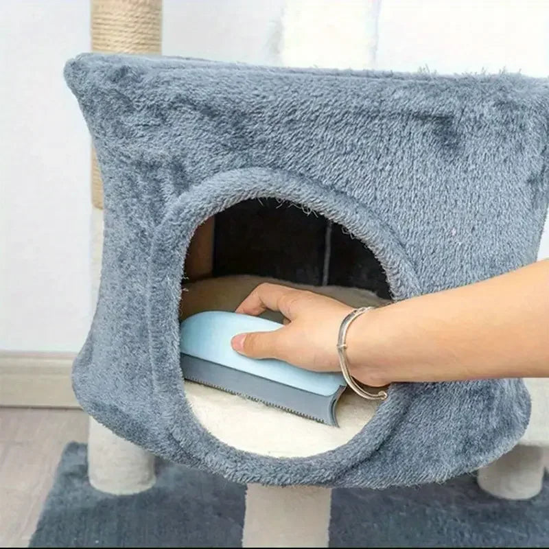 Brosse anti-poils d'animaux – ramasse poils chien chat, tissu, canapé, auto