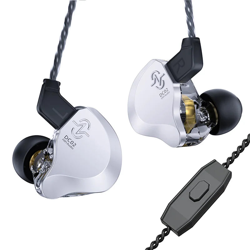 Écouteurs CCZ SOLO DC02 – intra-auriculaires HiFi filaires, driver 10 mm