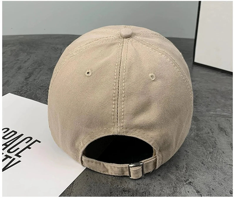 Casquette baseball vintage délavée – broderie, streetwear, unisexe, été