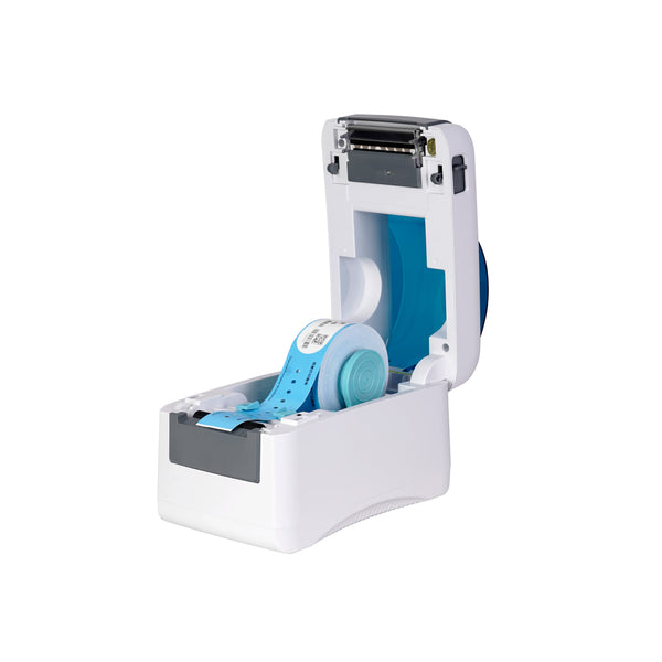 Imprimante d'étiquettes thermique XMSJ D281E – 300 DPI, bracelets et étiquettes