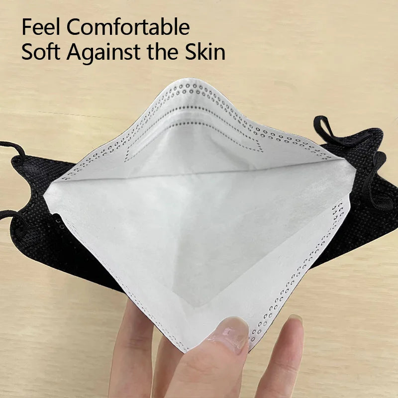 Masques FFP2 KN95 CE réutilisables – anti-poussière, lot de 10 à 100