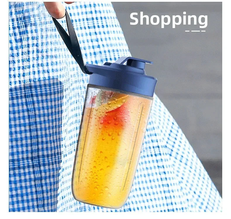 Blender portable USB 6 lames – mini mixeur smoothie rechargeable, bouteille