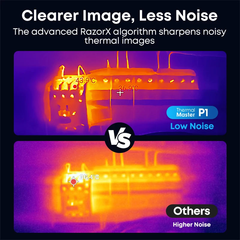 Caméra thermique Thermal Master P1 – iPhone & Android, 320x240, 600°C