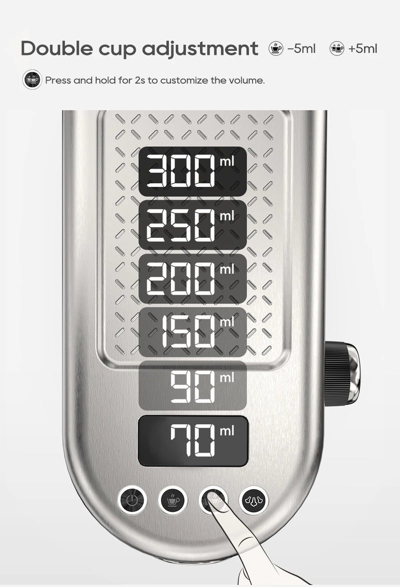 Machine à café expresso HiBREW H10B – 20 bar, semi-auto, chaud & froid