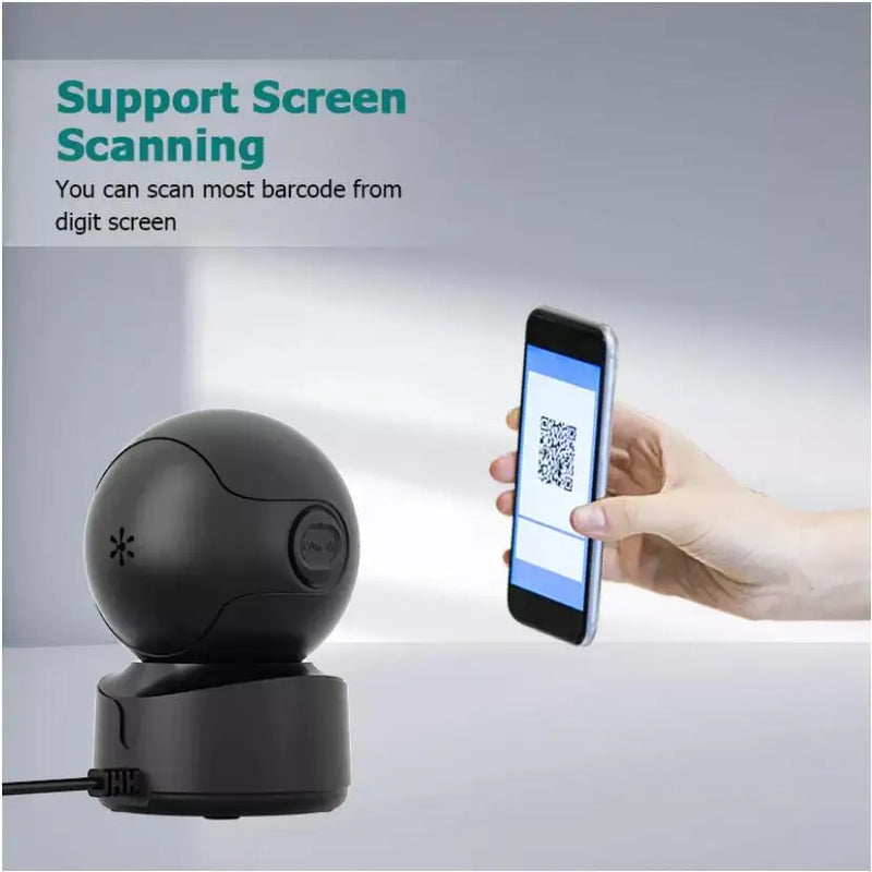 Scanner de codes-barres 2D de bureau NETUM NT-A5 – USB mains libres, 1D/2D/QR