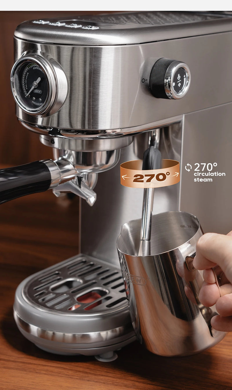 Machine à café expresso HiBREW H10B – 20 bar, semi-auto, chaud & froid