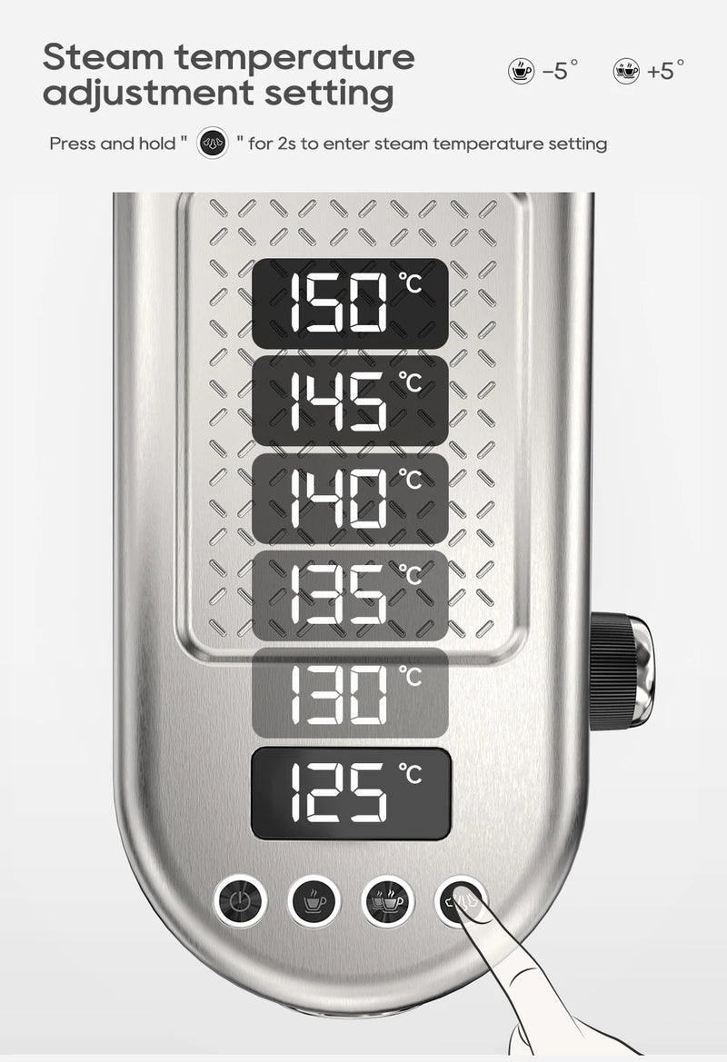 Machine à café expresso HiBREW H10B – 20 bar, semi-auto, chaud & froid