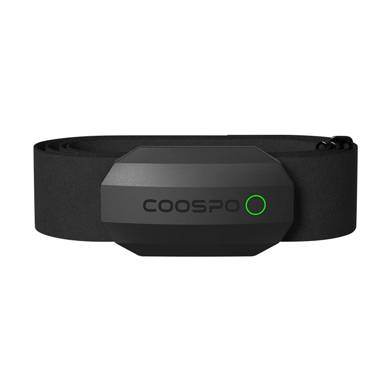 Ceinture cardio COOSPO H808S – Bluetooth & ANT+, Garmin, Wahoo, Zwift, vélo