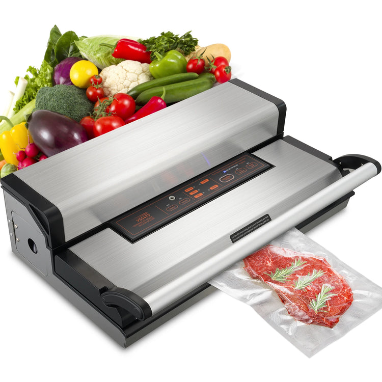 Machine sous vide SucceBuy 95 kPa – double pompe, coupe-rouleau, sacs inclus
