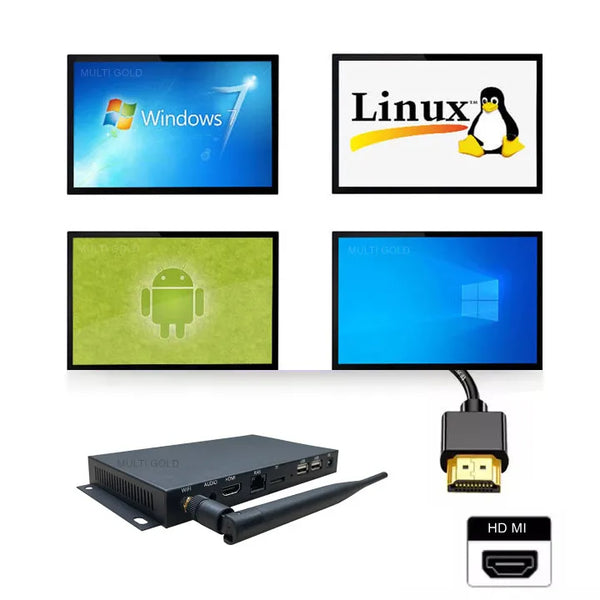 Lecteur multimédia RK3588 Android 4K 8K – box affichage dynamique métal