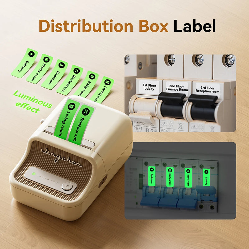 Imprimante d'étiquettes thermique NiiMbot B21 – Bluetooth sans encre, batterie 1500 mAh