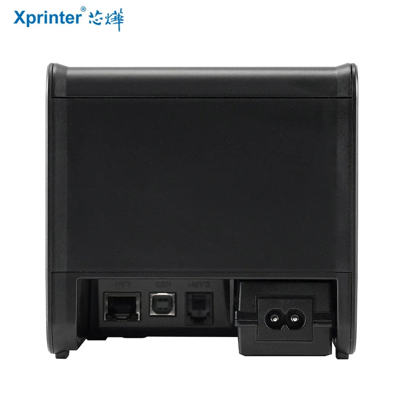 Imprimante thermique de tickets Xprinter XP-80T – 80 mm, USB/LAN, coupe-papier auto