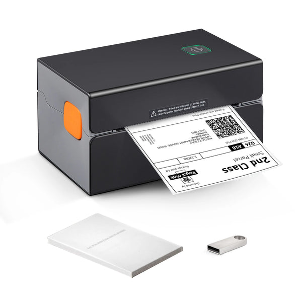 Imprimante d'étiquettes thermique 4x6 300 dpi – Bluetooth, 150 mm/s, expédition