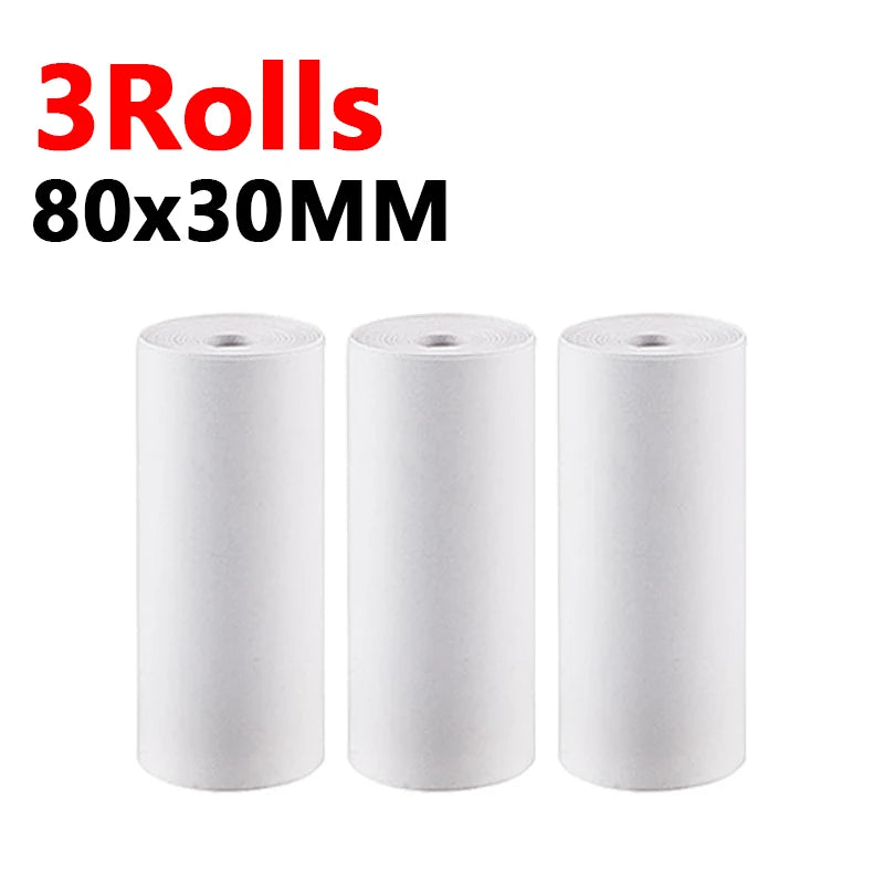 Papier thermique pour reçus 80 mm GOOJPRT – rouleaux blancs, compatible caisse POS