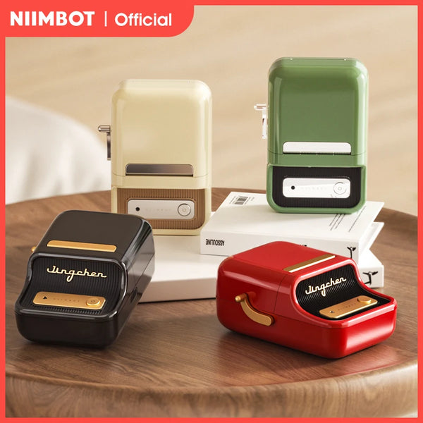 Imprimante d'étiquettes thermique NiiMbot B21 – Bluetooth sans encre, batterie 1500 mAh