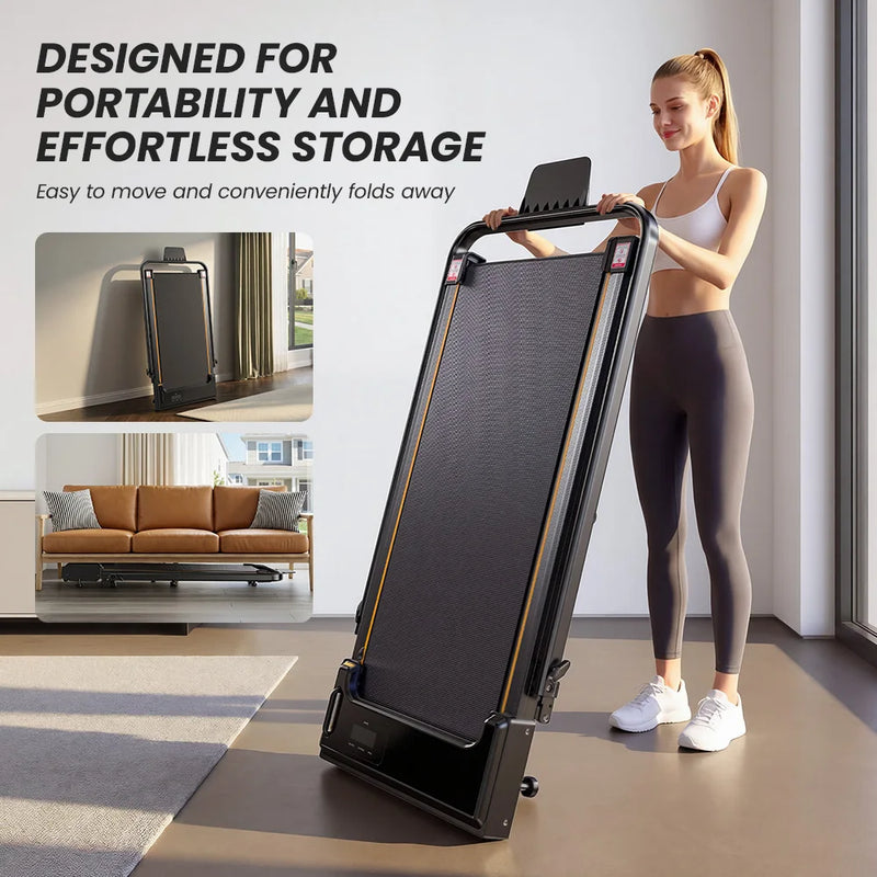 Tapis de marche pliable Formill FT41 – 2,5 CV, 1-10 km/h, accoudoirs