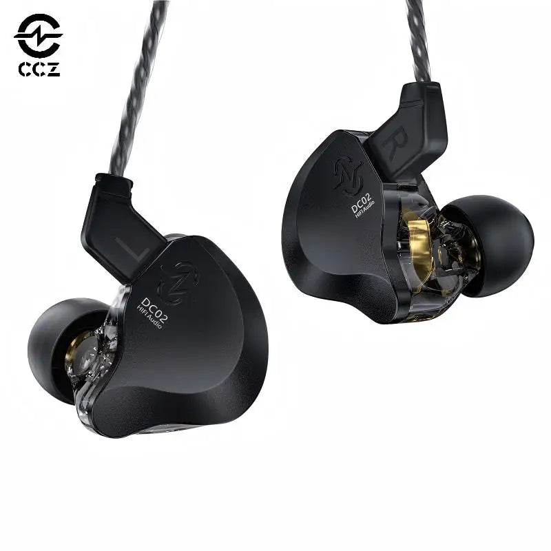 Écouteurs CCZ SOLO DC02 – intra-auriculaires HiFi filaires, driver 10 mm