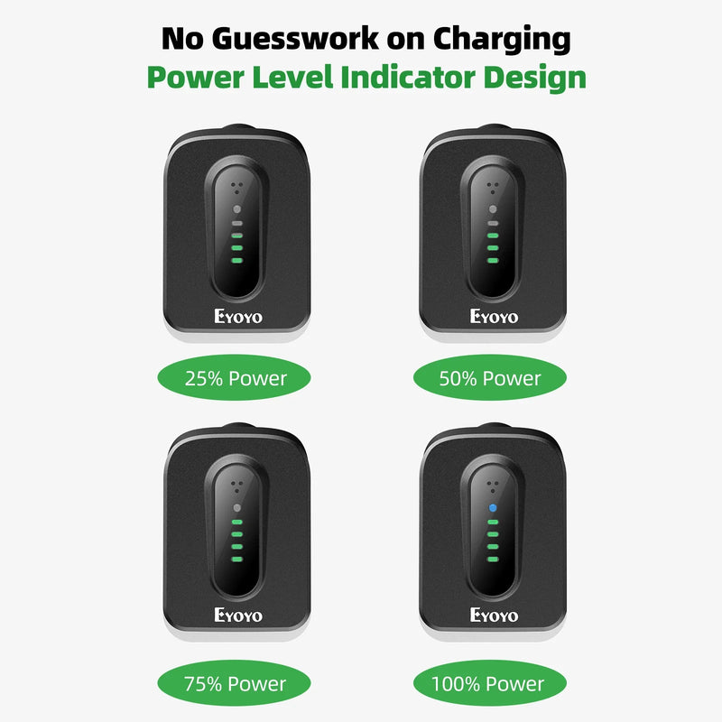 Scanner de codes-barres 2D Eyoyo EY-029 – Bluetooth, sans fil 2.4G et USB, batterie 2500 mAh