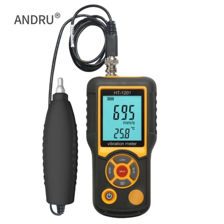 Vibromètre numérique HT-1201 – testeur de vibrations portable haute précision