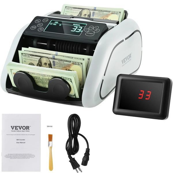 Compteur de billets SucceBuy – 1000 billets/min, détection faux UV/MG/IR/DD
