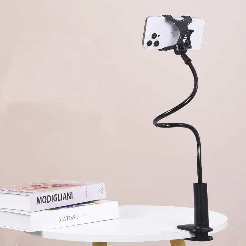 Support téléphone col de cygne – bras flexible long, pince de lit et bureau