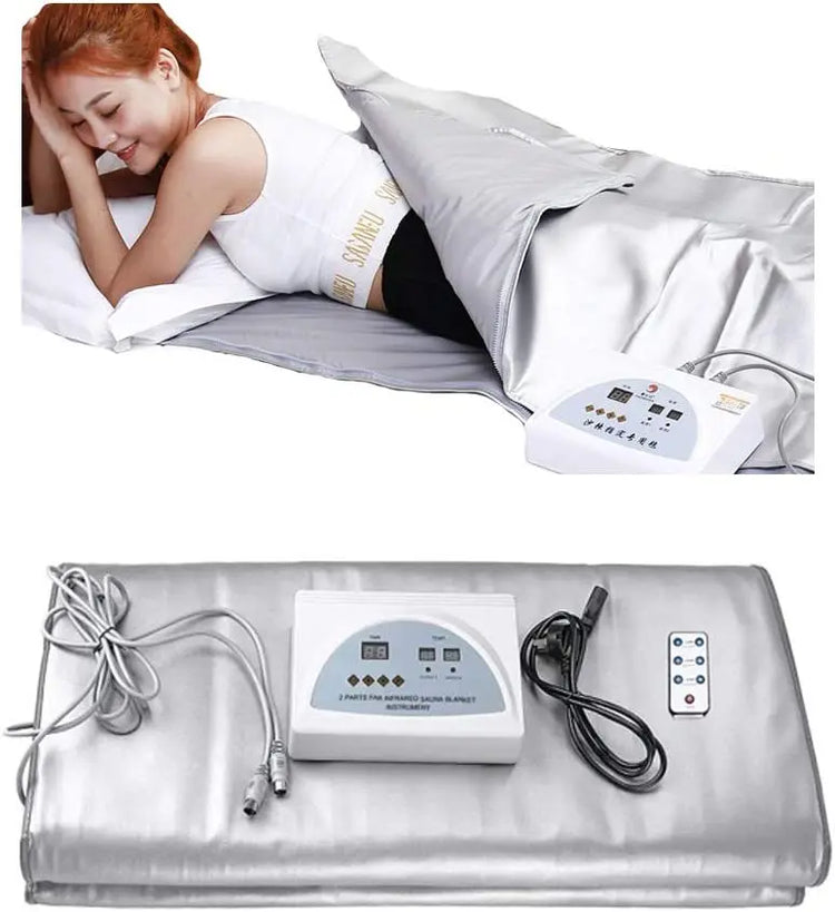 Couverture sauna infrarouge FIR – minceur, détox, spa à domicile, chauffante