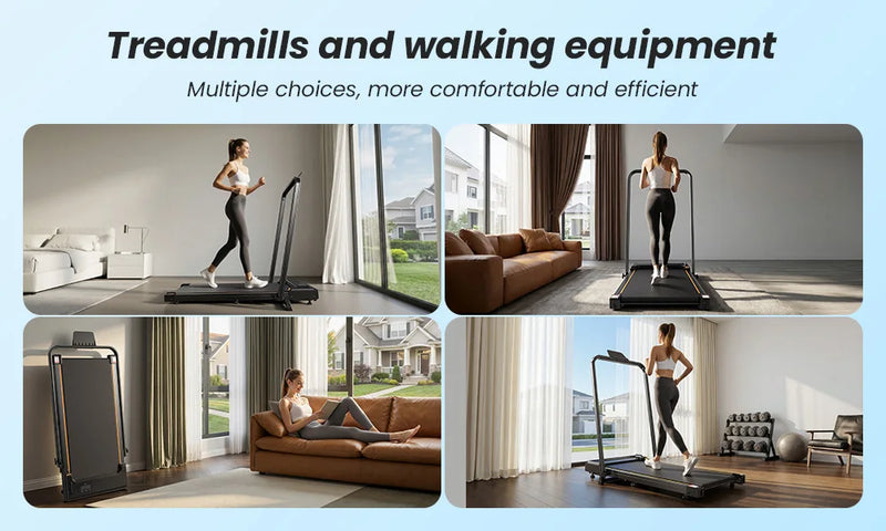 Tapis de marche pliable Formill FT41 – 2,5 CV, 1-10 km/h, accoudoirs