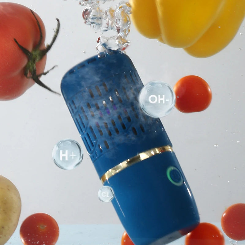 Nettoyeur de fruits et légumes portable – purificateur alimentaire sans fil