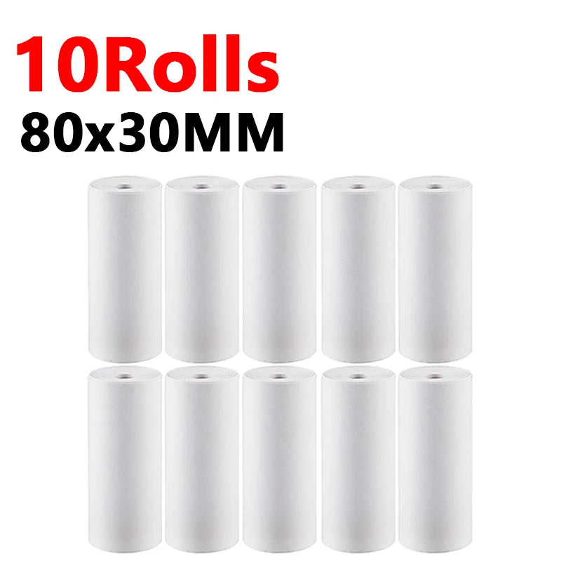 Papier thermique pour reçus 80 mm GOOJPRT – rouleaux blancs, compatible caisse POS