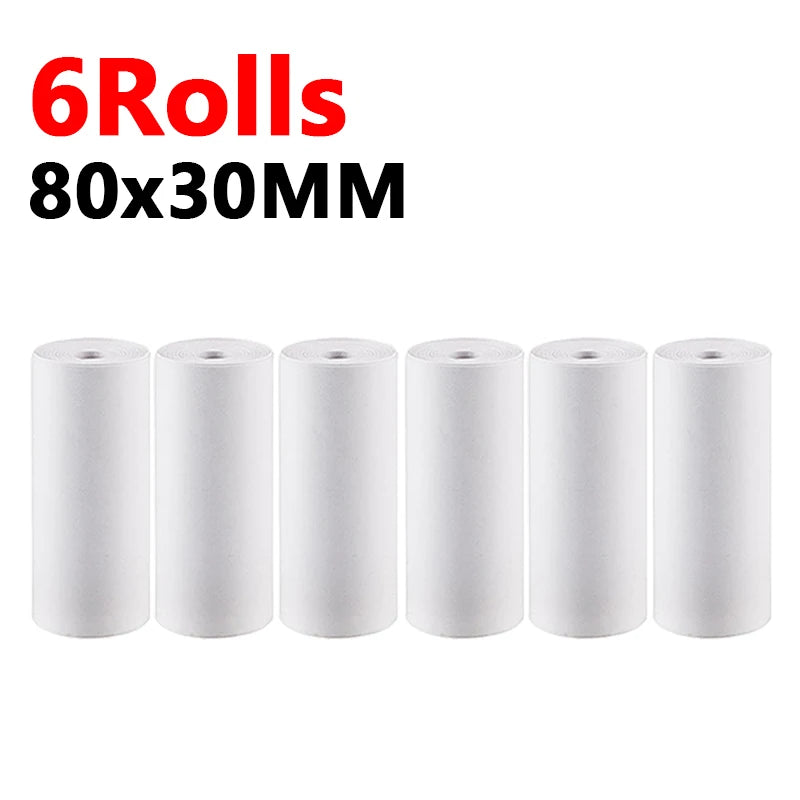 Papier thermique pour reçus 80 mm GOOJPRT – rouleaux blancs, compatible caisse POS