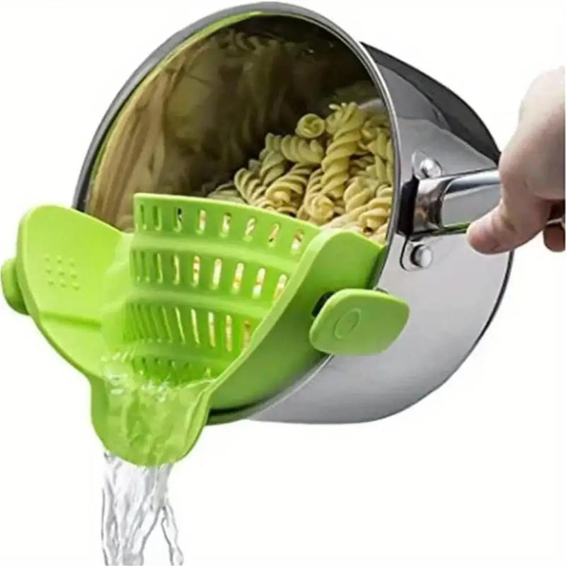 Passoire à clip réglable inox – casseroles, bols, égouttoir de cuisine