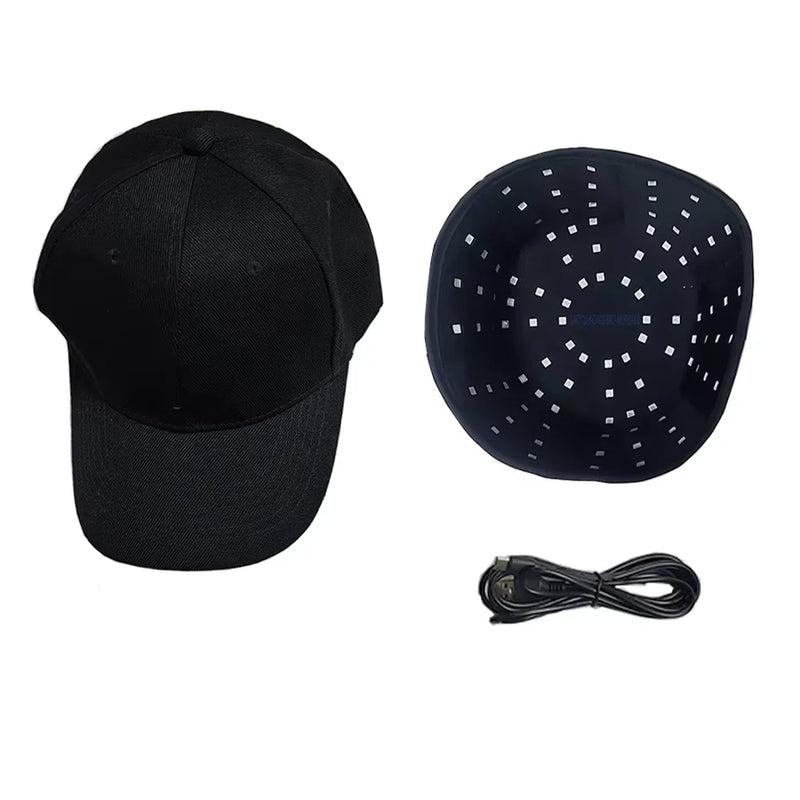Casque LED croissance capillaire – 96 diodes, 660nm & 850nm, repousse cheveux