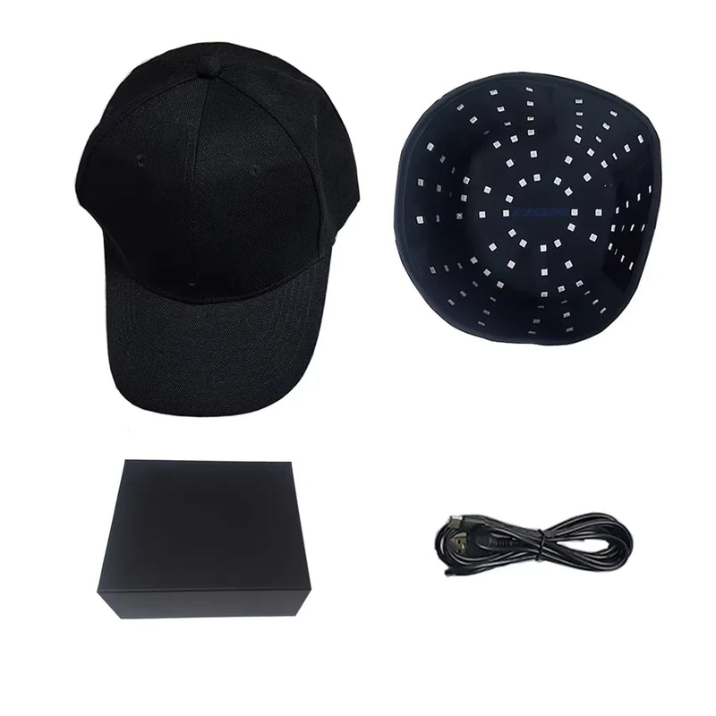 Casque LED croissance capillaire – 96 diodes, 660nm & 850nm, repousse cheveux