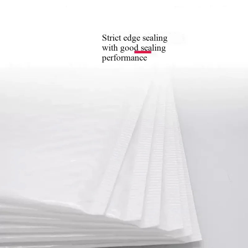 Enveloppes à bulles d'expédition blanches – auto-adhésives et étanches, lot de 50/100
