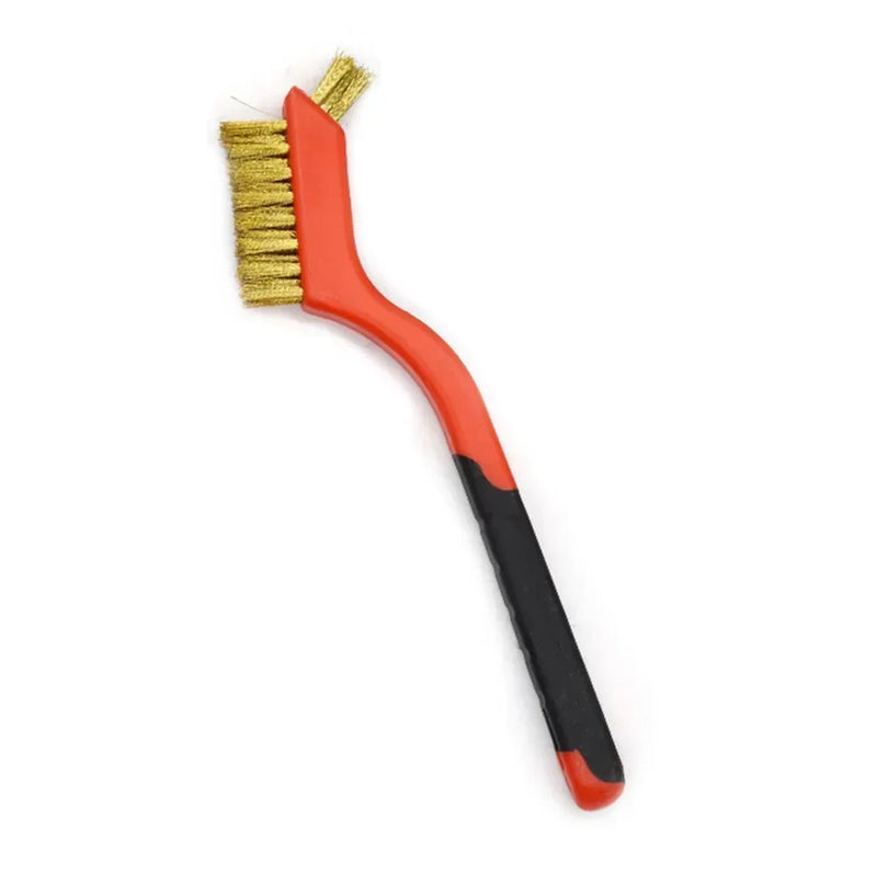 Brosse métallique 7" AlexHoumie – nylon, laiton et acier, anti-rouille