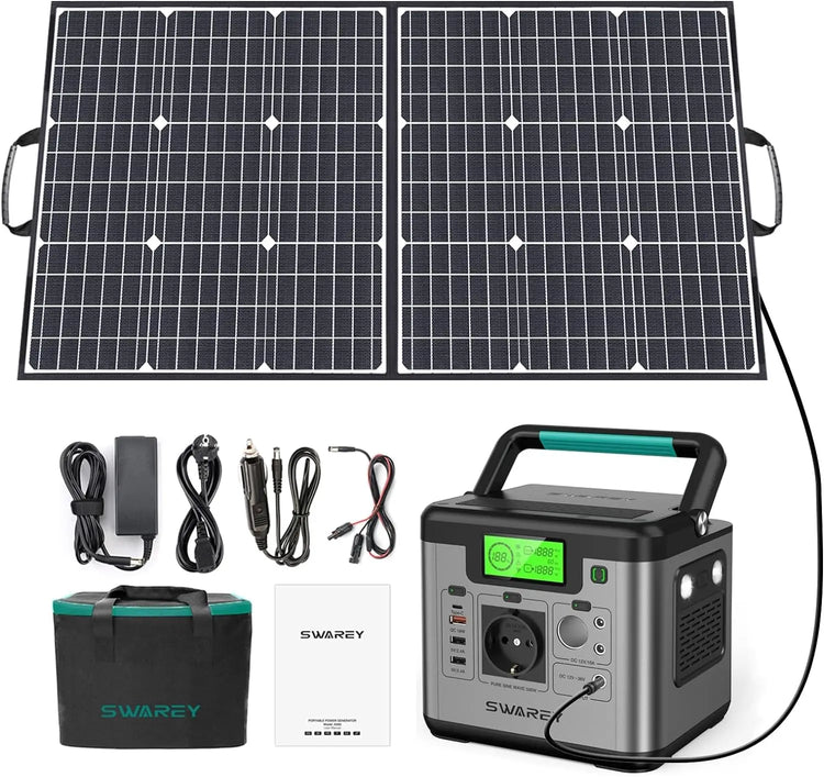 Centrale électrique SWAREY S500 Pro 518Wh – 500W + panneau solaire 100W