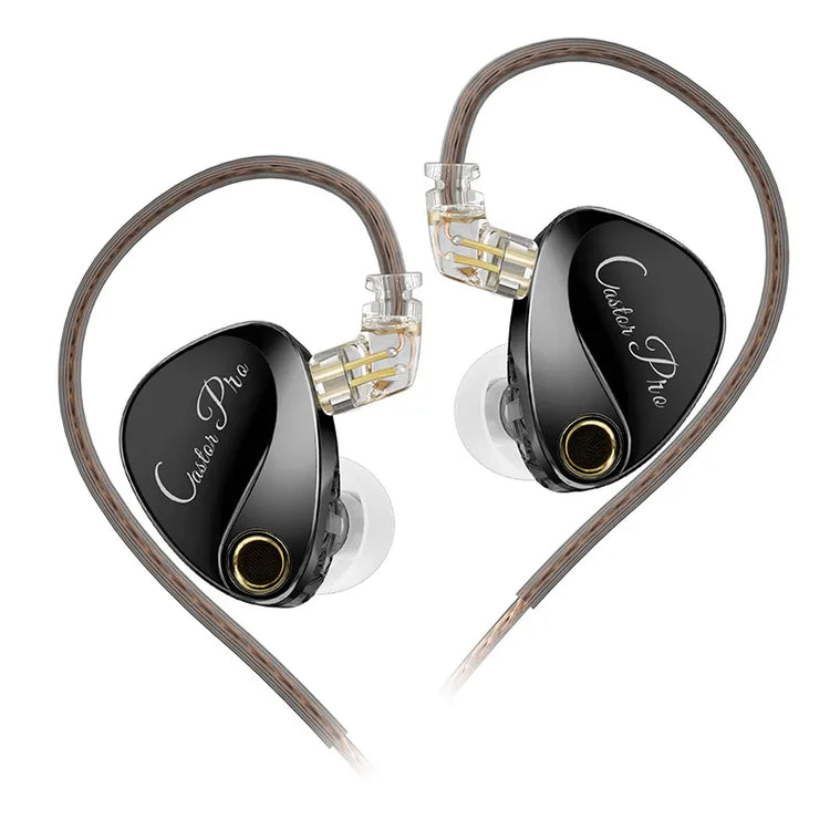 Écouteurs KZ Castor PRO – intra-auriculaires HiFi, câble détachable, basses